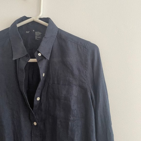 Muji Tops - Muji Linen Button Up